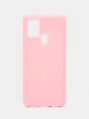 Розовый чехол Samsung Galaxy A21s, Самсунг Галакси А21с силиконовый