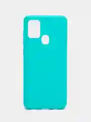 Бирюзовый чехол Samsung Galaxy A21s, Самсунг Галакси А21с силиконовый