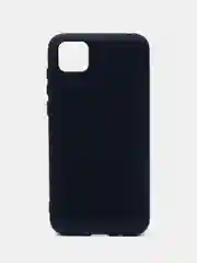 Темно-синий чехол на Honor 9S\/uawei Y5p, Хонор 9С/Хуавей У5п силиконовый с подкладом из микрофибры