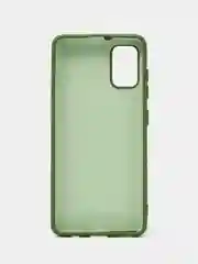Зеленый чехол Silicone Cover для Samsung Galaxy A41, Самсунг Галакси А41 силиконовый