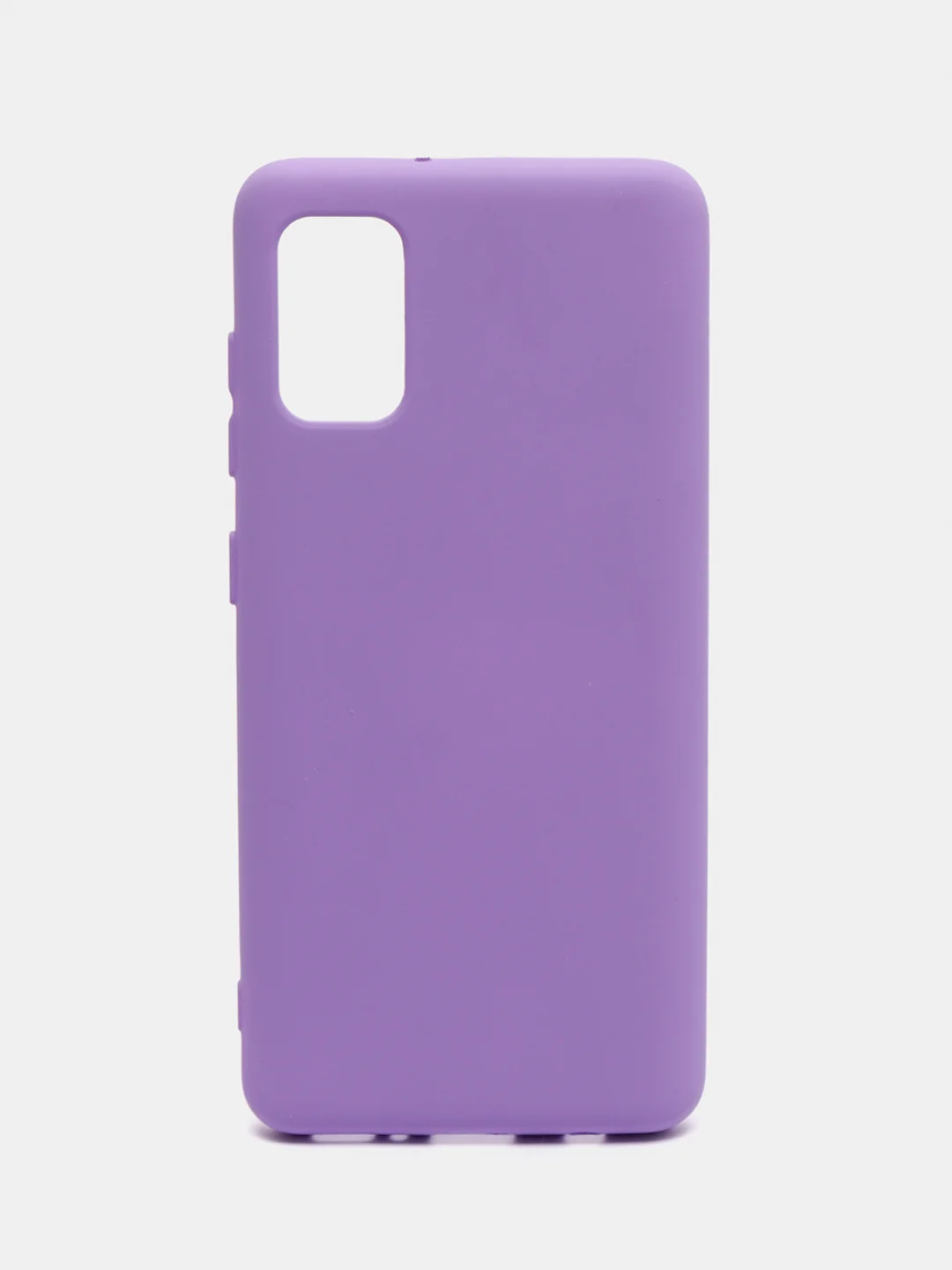 Фиолетовый чехол Silicone Cover для Samsung Galaxy A41, Самсунг Галакси А41 силиконовый