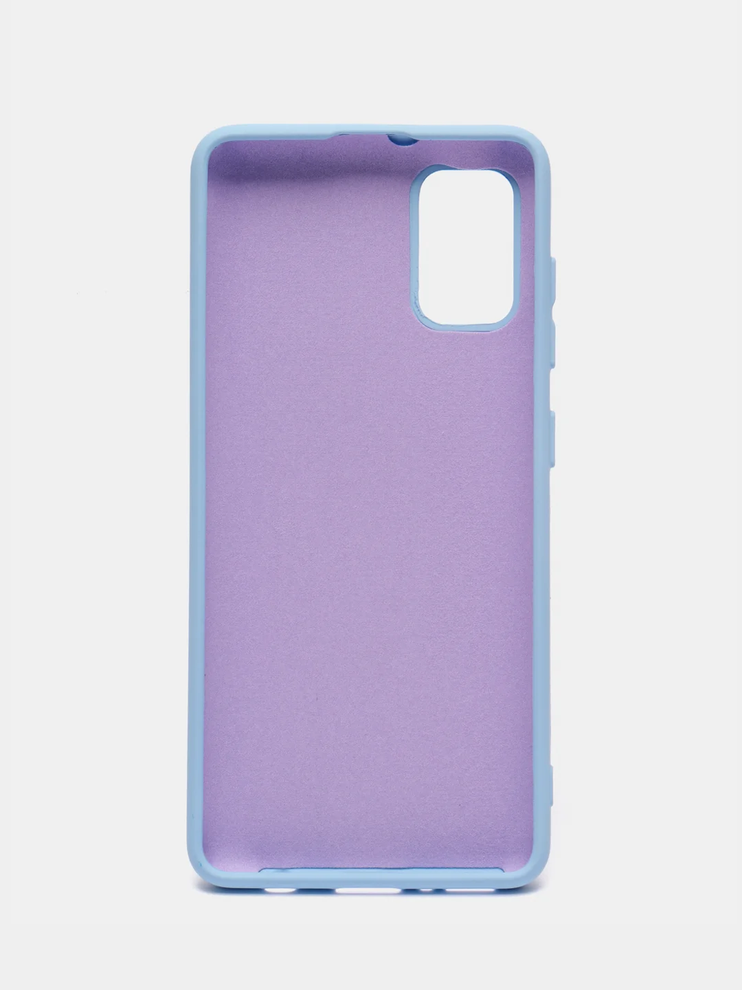 Небесно-голубой чехол Silicone Cover для Samsung Galaxy A41, Самсунг Галакси А41 силиконовый