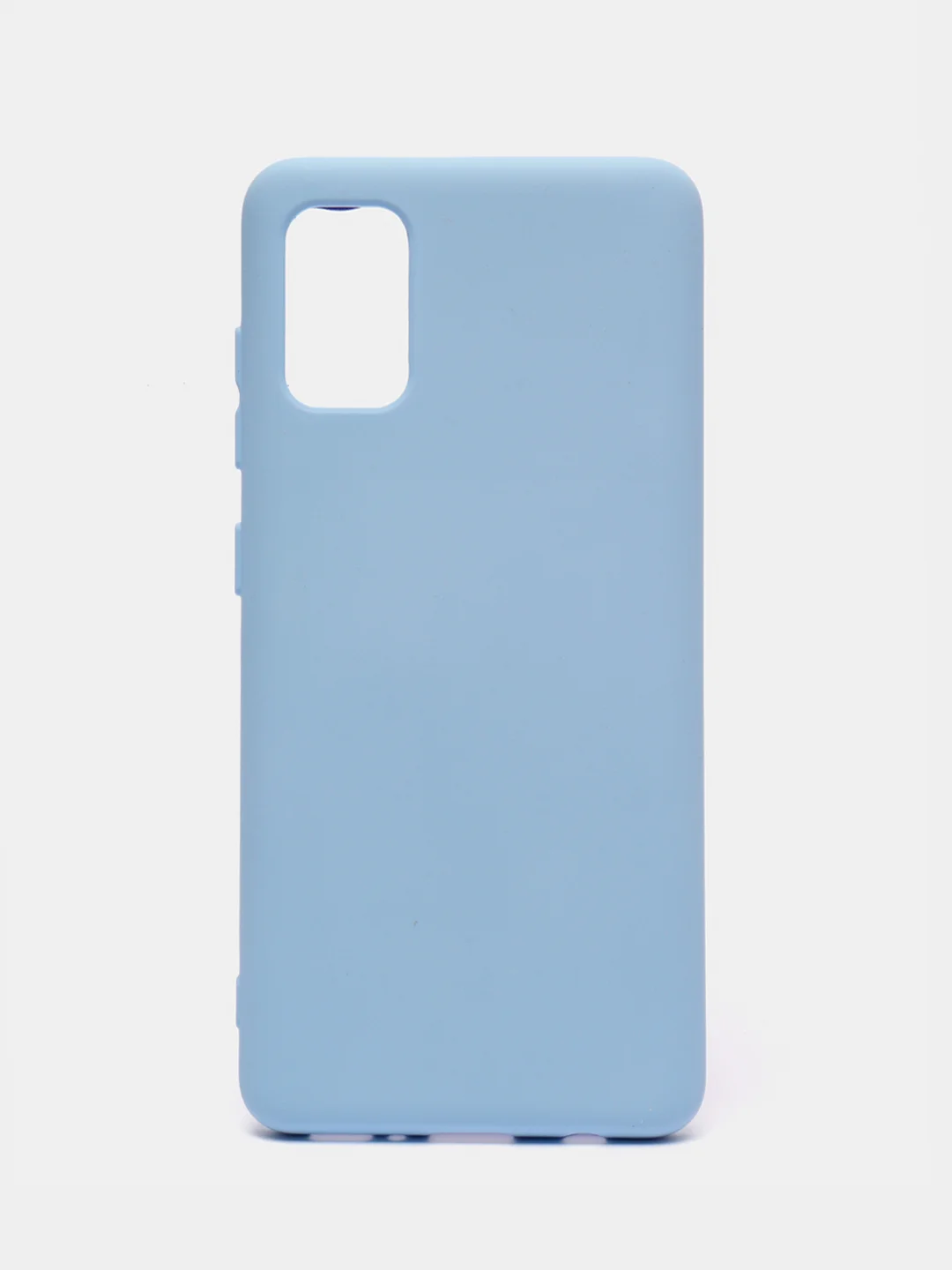 Небесно-голубой чехол Silicone Cover для Samsung Galaxy A41, Самсунг Галакси А41 силиконовый