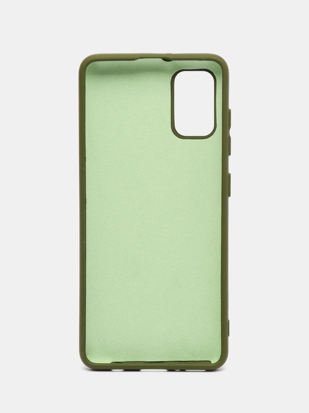 Лесной зеленый чехол Silicone Cover для Samsung Galaxy A41, Самсунг Галакси А41 силиконовый
