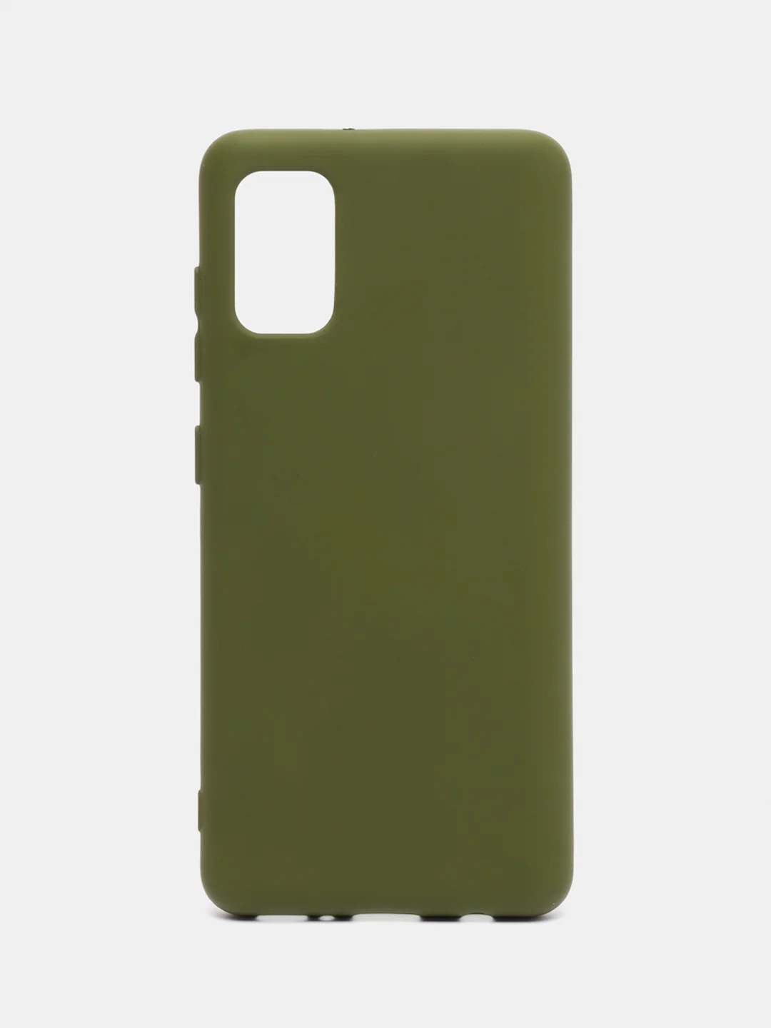 Лесной зеленый чехол Silicone Cover для Samsung Galaxy A41, Самсунг Галакси А41 силиконовый