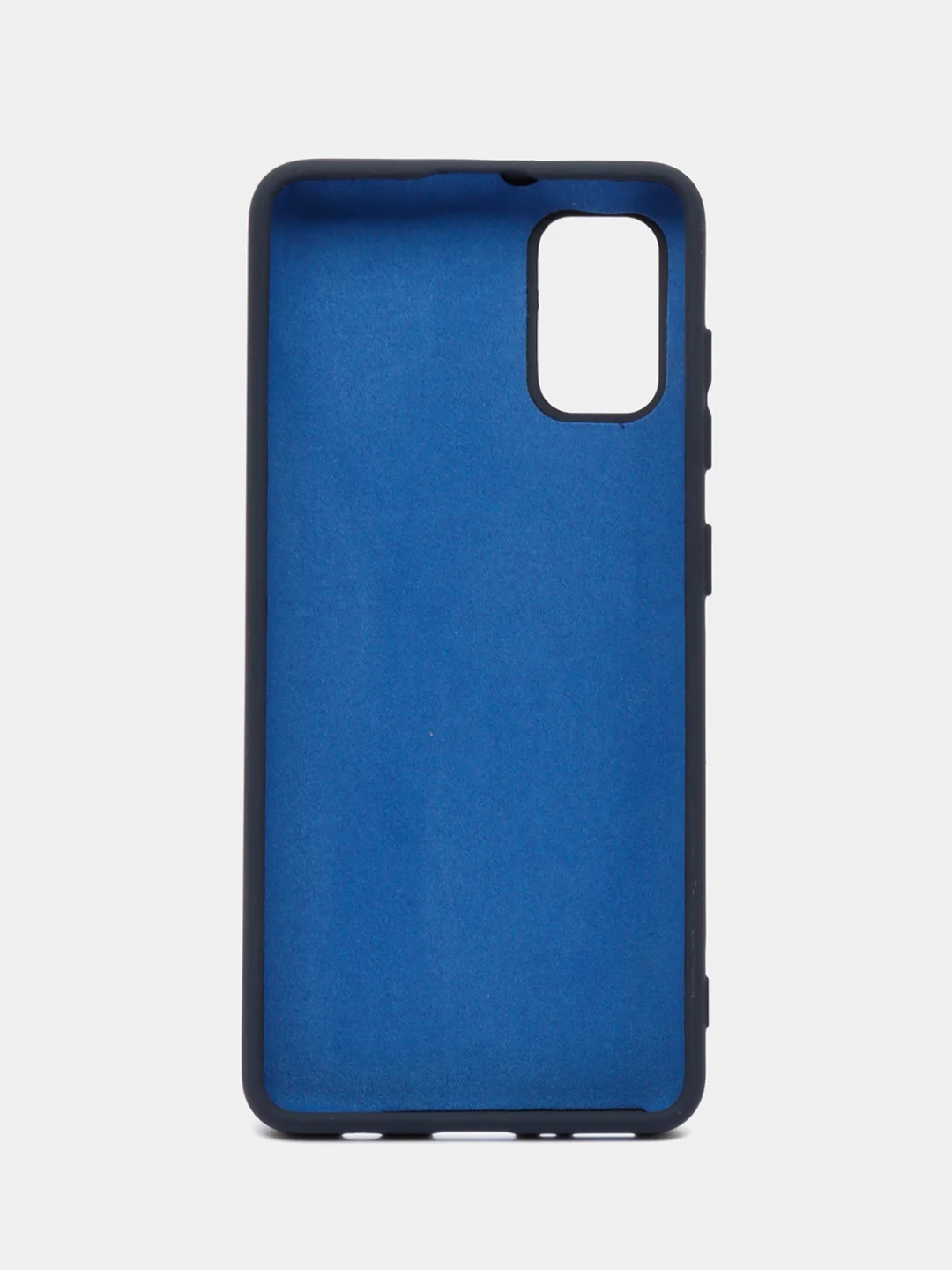 Темно-синий чехол Silicone Cover для Samsung Galaxy A41, Самсунг Галакси А41 силиконовый