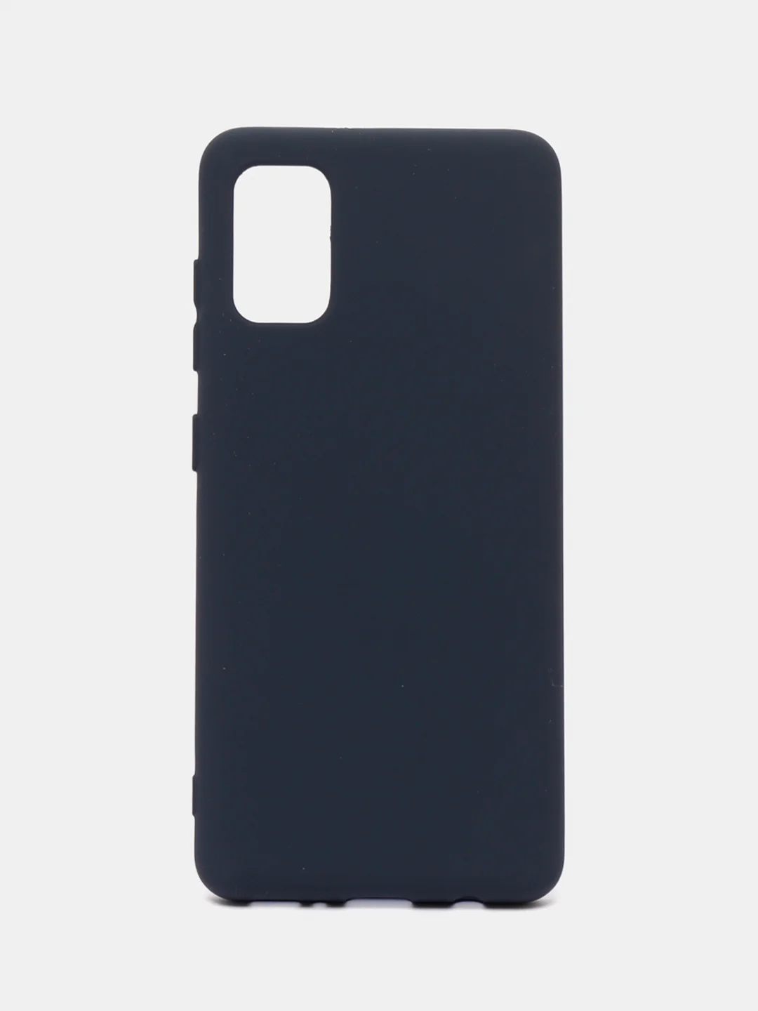 Темно-синий чехол Silicone Cover для Samsung Galaxy A41, Самсунг Галакси А41 силиконовый