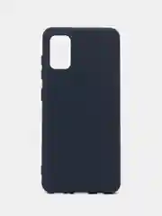 Темно-синий чехол Silicone Cover для Samsung Galaxy A41, Самсунг Галакси А41 силиконовый