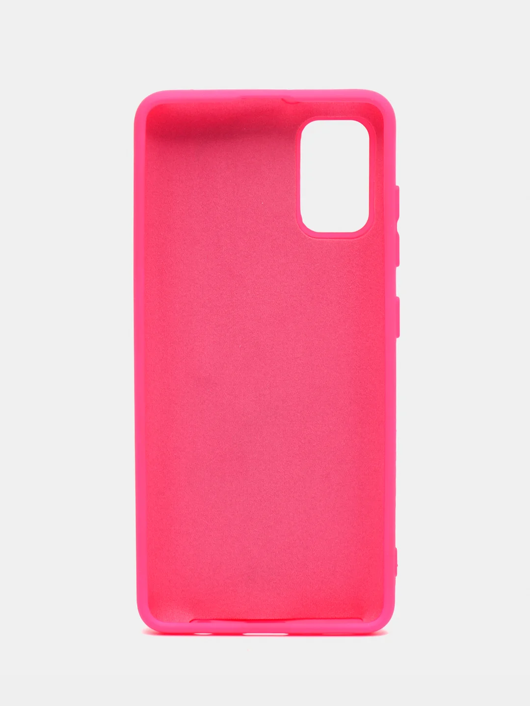 Фуксия чехол Silicone Cover для Samsung Galaxy A41, Самсунг Галакси А41 силиконовый