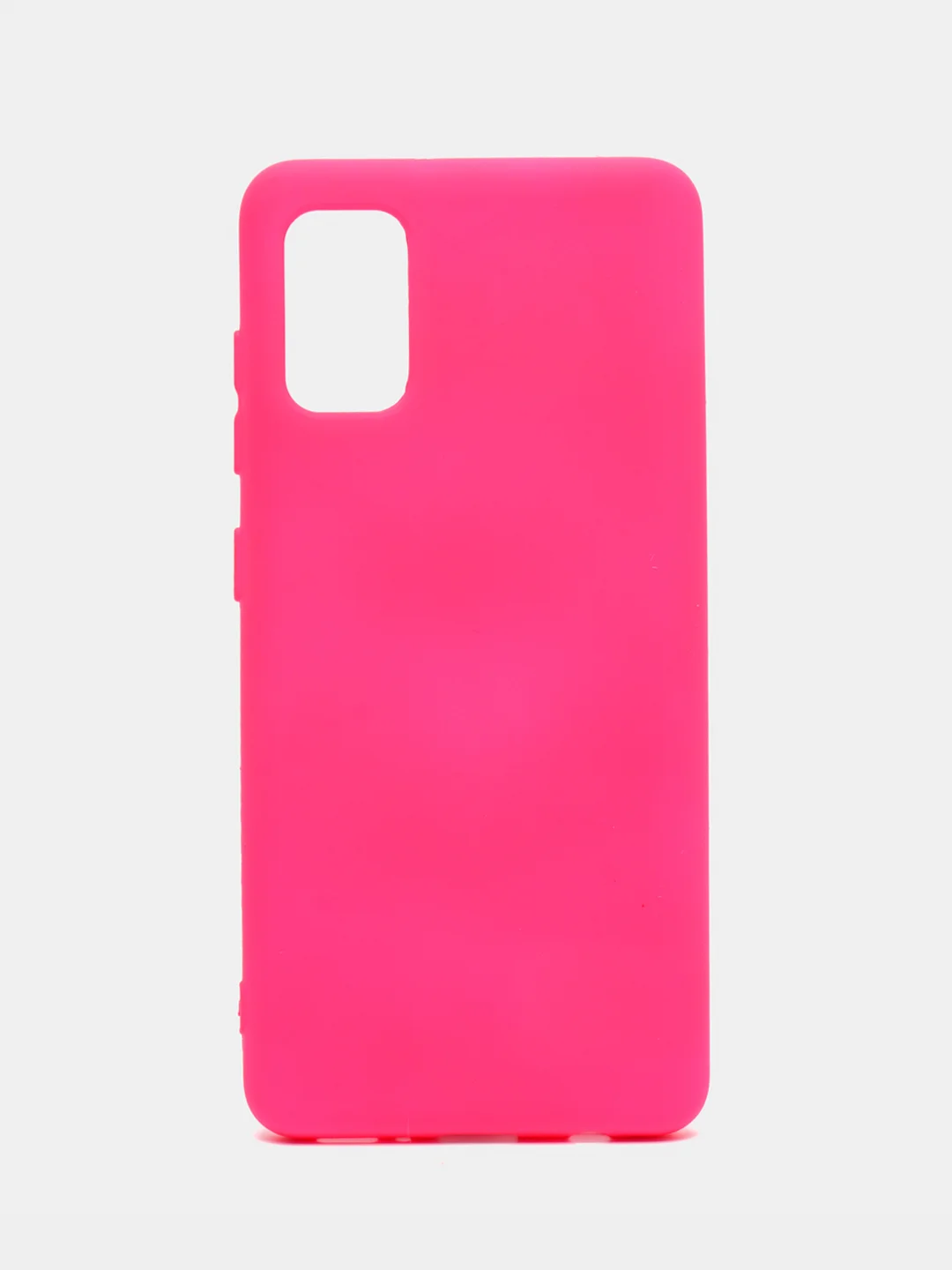 Фуксия чехол Silicone Cover для Samsung Galaxy A41, Самсунг Галакси А41 силиконовый