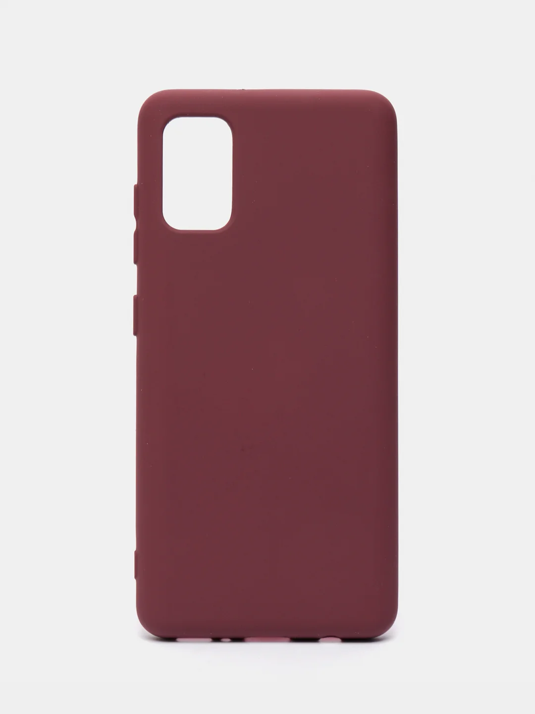Пурпурный чехол Silicone Cover для Samsung Galaxy A41, Самсунг Галакси А41 силиконовый