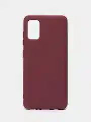 Пурпурный чехол Silicone Cover для Samsung Galaxy A41, Самсунг Галакси А41 силиконовый
