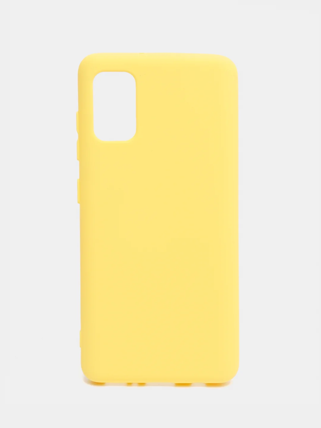 Лимонный чехол Silicone Cover для Samsung Galaxy A41, Самсунг Галакси А41 силиконовый