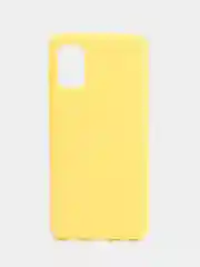 Лимонный чехол Silicone Cover для Samsung Galaxy A41, Самсунг Галакси А41 силиконовый