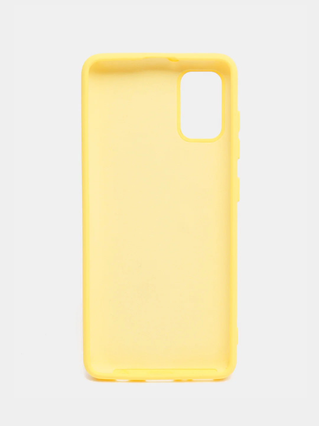 Лимонный чехол Silicone Cover для Samsung Galaxy A41, Самсунг Галакси А41 силиконовый