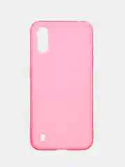 Розовый чехол Samsung Galaxy A01 / M01, Самсунг Галакси А01 / М01 силиконовый