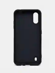 Черный чехол Samsung Galaxy A01 / M01, Самсунг Галакси А01 / М01 силиконовый