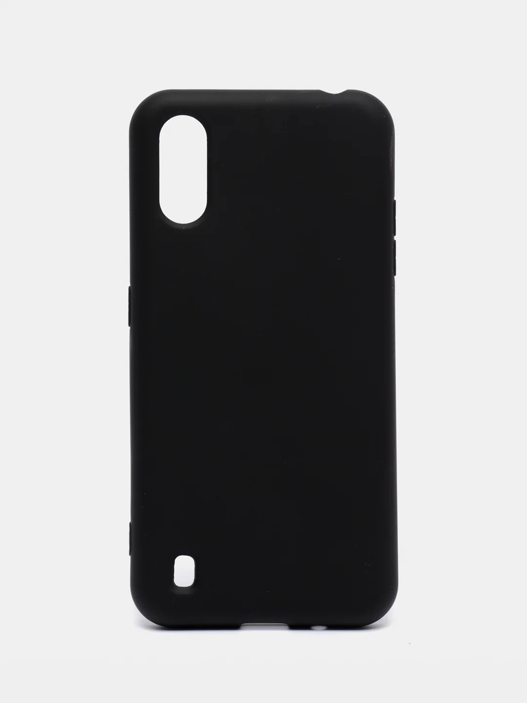 Черный чехол Samsung Galaxy A01 / M01, Самсунг Галакси А01 / М01 силиконовый