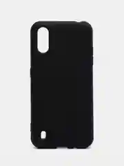 Черный чехол Samsung Galaxy A01 / M01, Самсунг Галакси А01 / М01 силиконовый