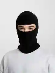 Черный балаклава флисовая