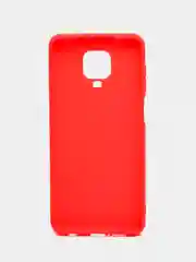 Красный чехол Xiaomi Redmi Note 9 Pro / Note 9 Pro Max / Note 9S силиконовый цветной матовый