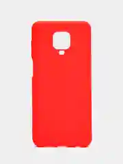 Красный чехол Xiaomi Redmi Note 9 Pro / Note 9 Pro Max / Note 9S силиконовый цветной матовый