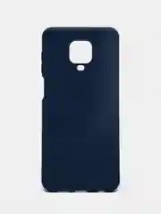 Темно-синий чехол Xiaomi Redmi Note 9 Pro / Note 9 Pro Max / Note 9S силиконовый цветной матовый