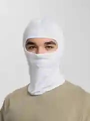 Белый балаклава подшлемник - маска