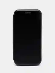 Черный чехол-книжка на Huawei P20 Lite 2018, Хуавей П20 Лайт 2018