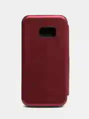 Пурпурный чехол книжка на Samsung Galaxy S7, Самсунг Галакси С7