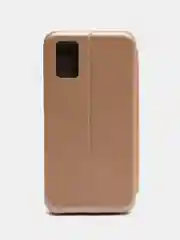 Золотой чехол-книжка на Samsung Galaxy A41, Самсунг Галакси А41