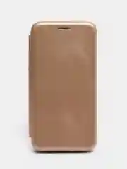 Золотой чехол-книжка на Samsung Galaxy A41, Самсунг Галакси А41