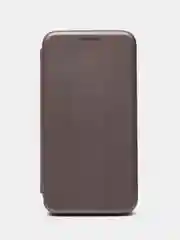 Серебряный чехол книжка на Samsung Galaxy J5 2016 (J510), Самсунг Галакси Джи 5 2016 (Джи 510)