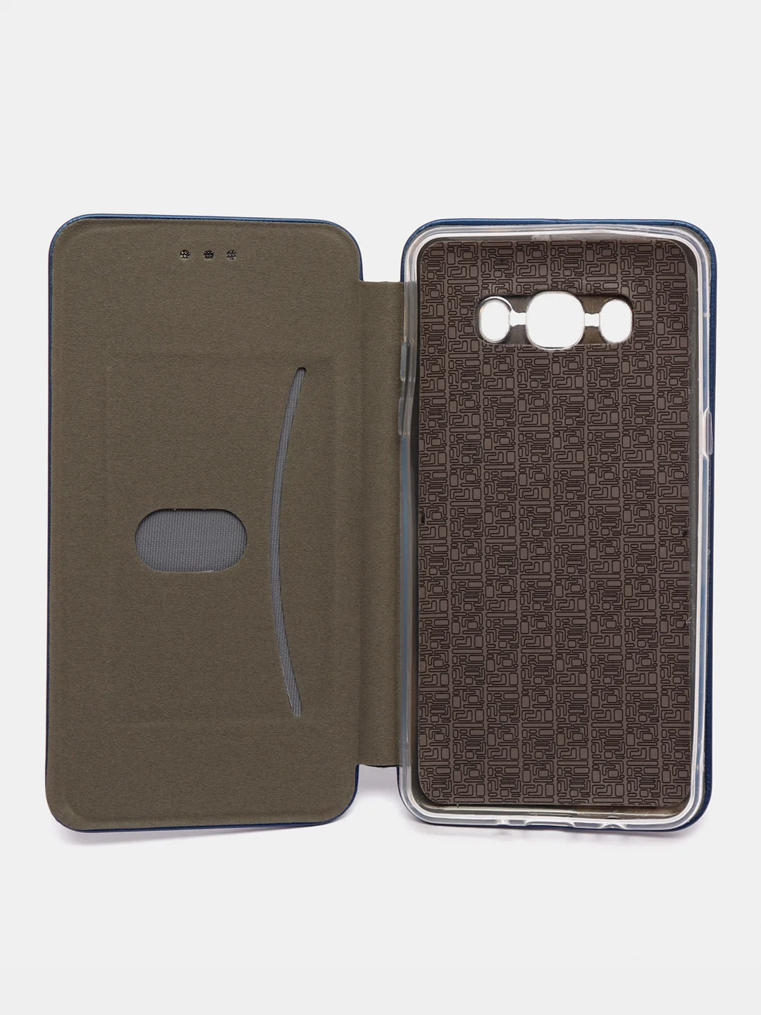 Синий чехол книжка на Samsung Galaxy J5 2016 (J510), Самсунг Галакси Джи 5 2016 (Джи 510)