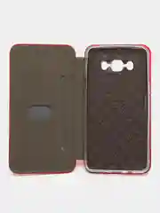 Красный чехол книжка на Samsung Galaxy J5 2016 (J510), Самсунг Галакси Джи 5 2016 (Джи 510)