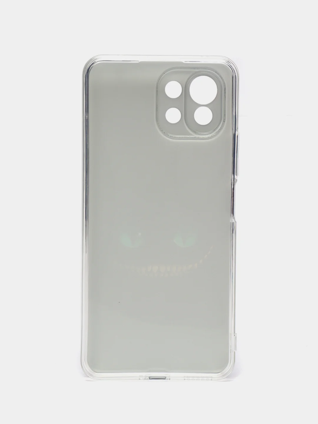 Черный силиконовый чехол на Xiaomi Mi 11 Lite/5G NE / Сяоми Ми 11 Лайт прозрачный, с рисунком