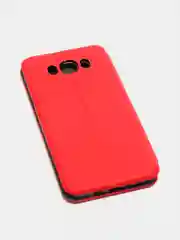 Красный чехол книжка на Samsung Galaxy J7 2016 (J710), Самсунг Галакси Джи7 2016 (Джи710)