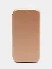 Золотой чехол книжка на Samsung Galaxy J7 2017 (J730), Самсунг Галакси Джи7 2017 (Джи730)