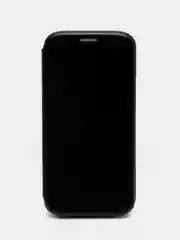Черный чехол книжка на Samsung Galaxy J7 2017 (J730), Самсунг Галакси Джи7 2017 (Джи730)