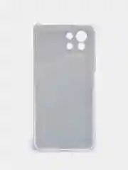 Бирюзовый силиконовый чехол на Xiaomi Mi 11 Lite/5G NE / Сяоми Ми 11 Лайт прозрачный, с рисунком