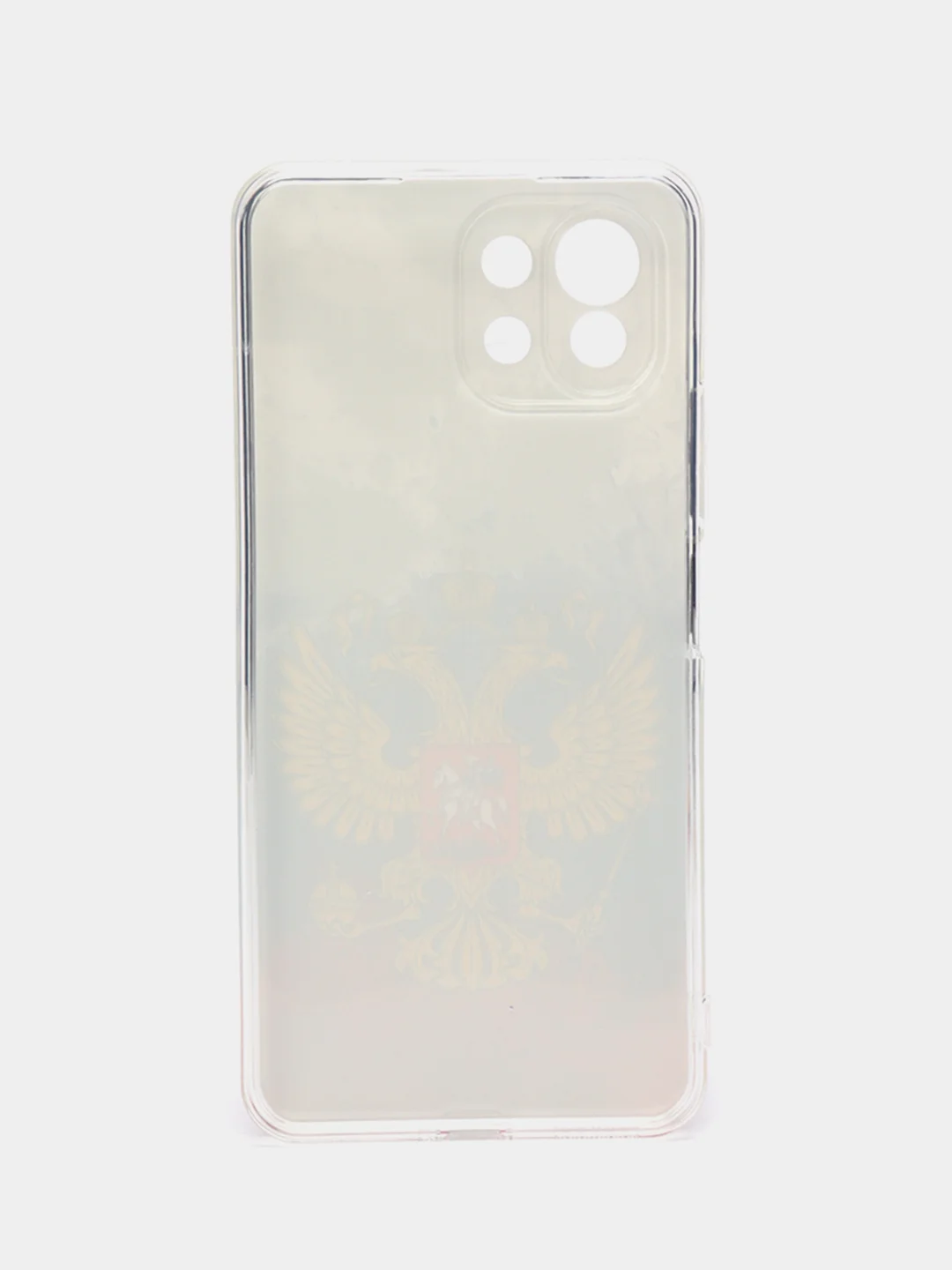 Синий силиконовый чехол на Xiaomi Mi 11 Lite/5G NE / Сяоми Ми 11 Лайт прозрачный, с рисунком