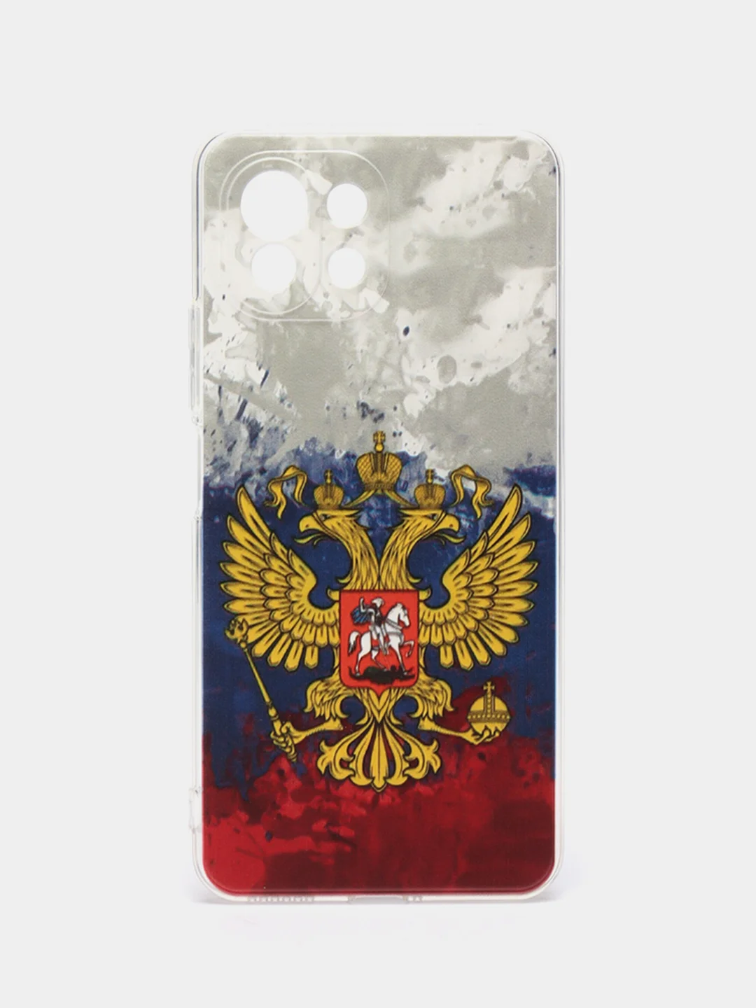 Синий силиконовый чехол на Xiaomi Mi 11 Lite/5G NE / Сяоми Ми 11 Лайт прозрачный, с рисунком