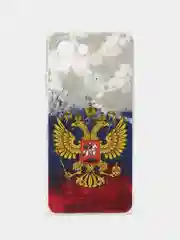 Синий силиконовый чехол на Xiaomi Mi 11 Lite/5G NE / Сяоми Ми 11 Лайт прозрачный, с рисунком