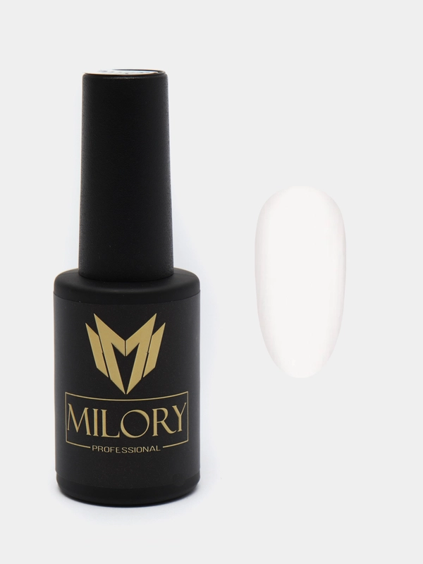 Milory / гель-лак Classic Collection UV/LED, VIP White/белый, 10 г
