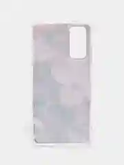 Вишнёвый силиконовый чехол на Samsung Galaxy S20 FE / Самсунг S20 FE прозрачный, с рисунком