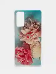Конфетный силиконовый чехол на Samsung Galaxy S20 FE / Самсунг S20 FE прозрачный, с рисунком