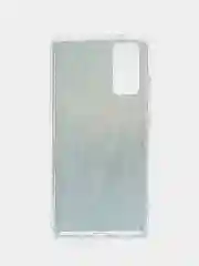Небесно-голубой силиконовый чехол на Samsung Galaxy S20 FE / Самсунг S20 FE прозрачный, с рисунком
