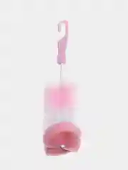 Розовый ершик для мытья детских бутылочек