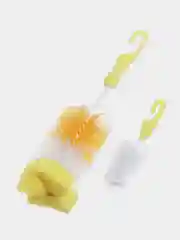 Желтый ершик для мытья детских бутылочек