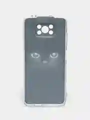 Шоколадный силиконовый чехол на Xiaomi Poco X3/X3 Pro / Сяоми Poco X3/Х3 Про прозрачный, с рисунком